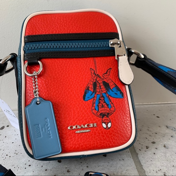 NWT Coach Marvel Terrain Crossbody With Spider-Man - Picture 2 of 9
